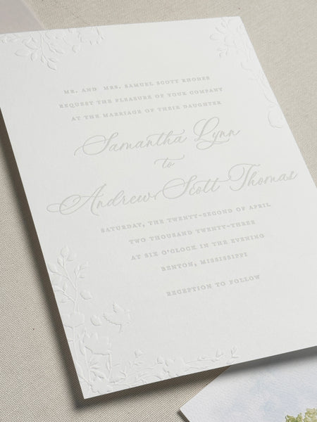 Sam and Drew Invitations - Deposit Listing