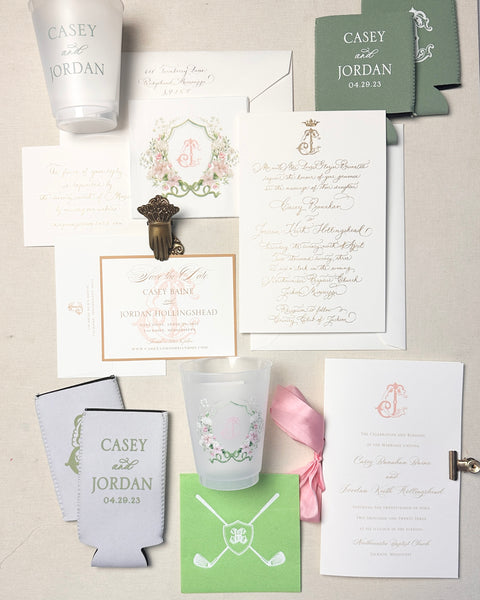 Casey and Jordan Invitation - Deposit Listing