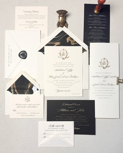 Addison and John Invitation - Deposit Listing