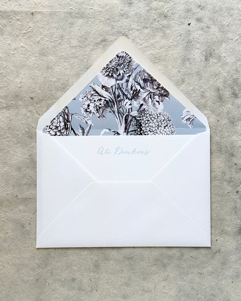 Letterpress Stationery set of 50 - Ali style