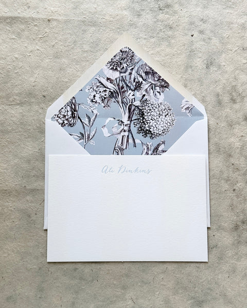 Letterpress Stationery set of 50 - Ali style