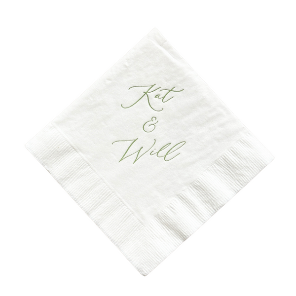Kat & Will Napkins