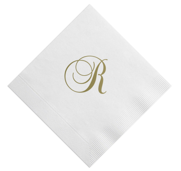 Single Letter Napkin