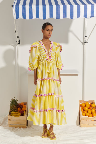 Teresa Dress - Yellow