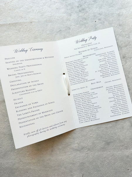 Wedding Programs