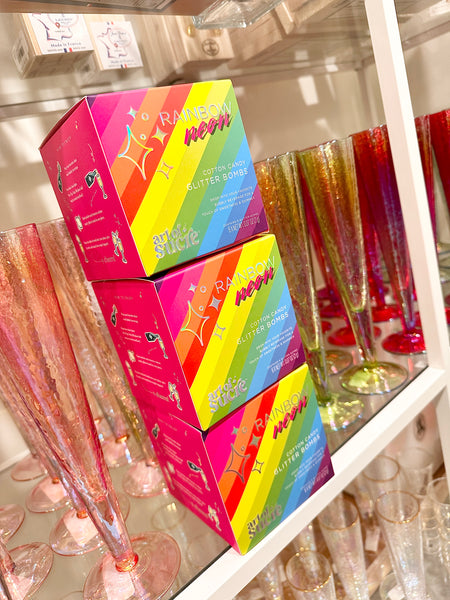 Neon Rainbow Glitter Bombs