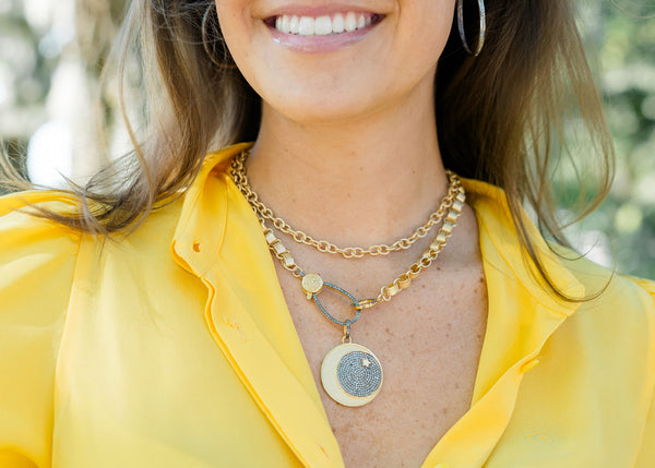 Crescent and Star Pendant