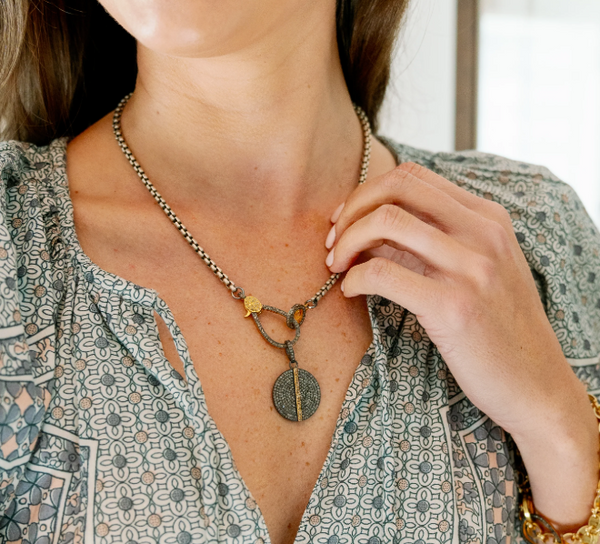 Antique Silver Samantha Necklace