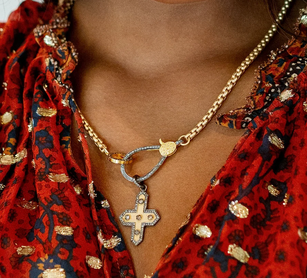 Matte Gold Samantha Necklace