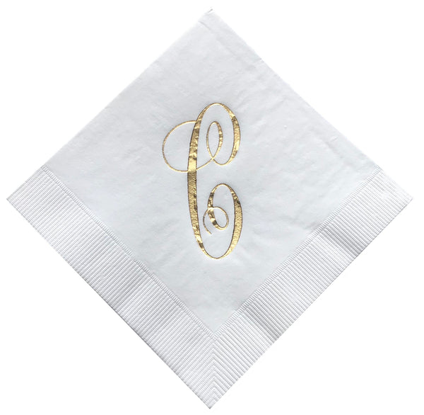 Strasbourg Foil-Stamped Napkins