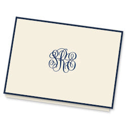 Border Monogram Note