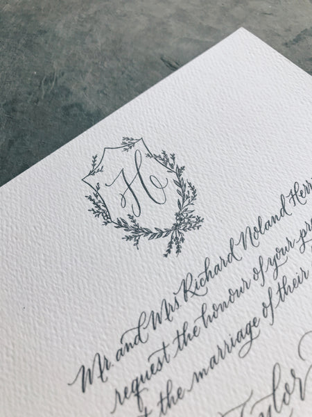 Herring Wedding Invitation - Deposit Listing