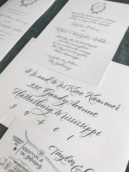 Herring Wedding Invitation - Deposit Listing
