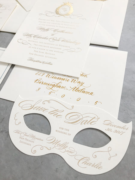 Molly Wedding Invitation - Deposit Listing