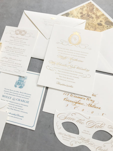 Molly Wedding Invitation - Deposit Listing
