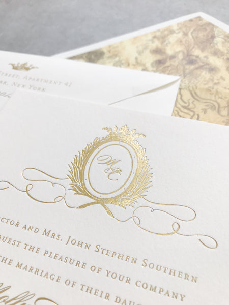 Molly Wedding Invitation - Deposit Listing