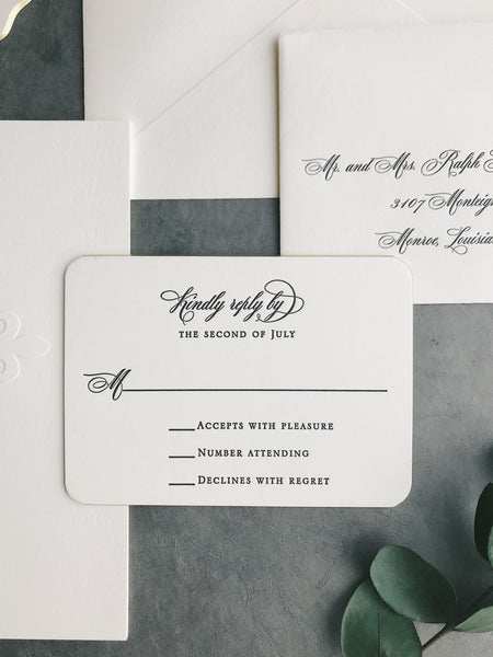 Floyd Wedding Invitation - Deposit Listing