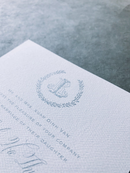 Lily Wedding Invitation - Deposit Listing