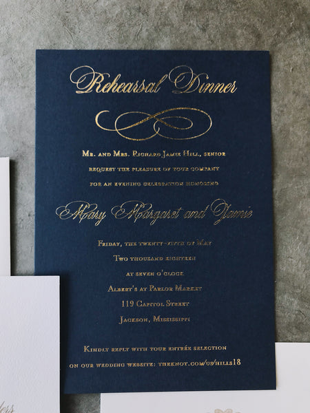 gold-foil-navy-monogram-wedding-invitation