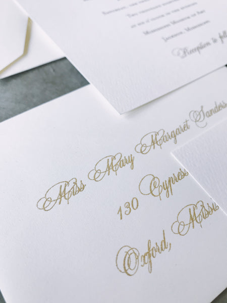 gold-foil-navy-monogram-wedding-invitation