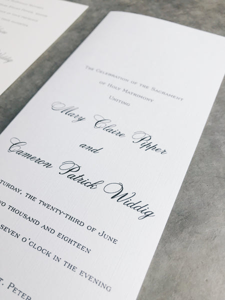 Pipper Wedding Invitation - Deposit Listing