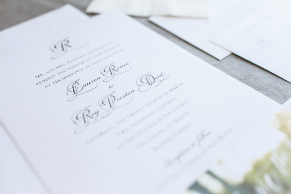 Seaside Wedding Invitation - Deposit Listing