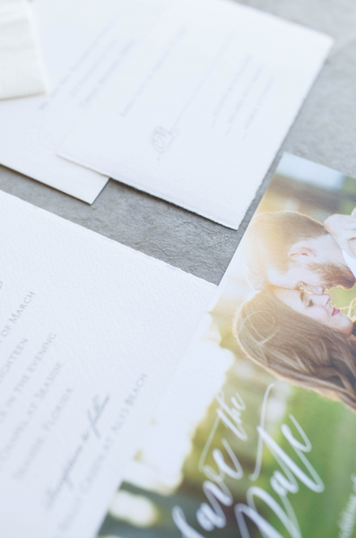 Seaside Wedding Invitation - Deposit Listing