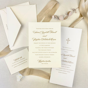Sara Powell Wedding Invitation - Deposit Listing