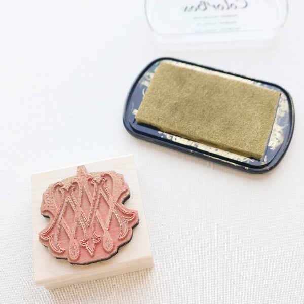 Monogram Rubber Stamp