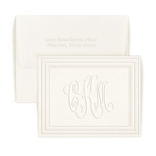 Monogram Frame Note
