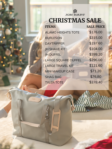 Jon Hart Holiday Sale During October!