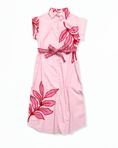 pink elephant dress Pink Elephant Orange Tropical Scene Dress Loose Women'S Dress Beach Dresses With Pockets Dresses For Womens