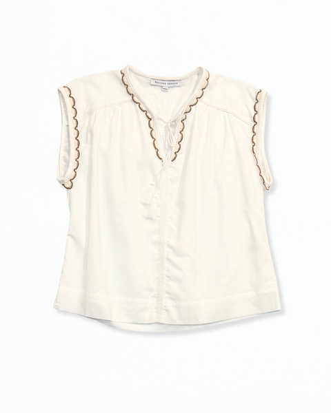 Pom Blouse - Off White