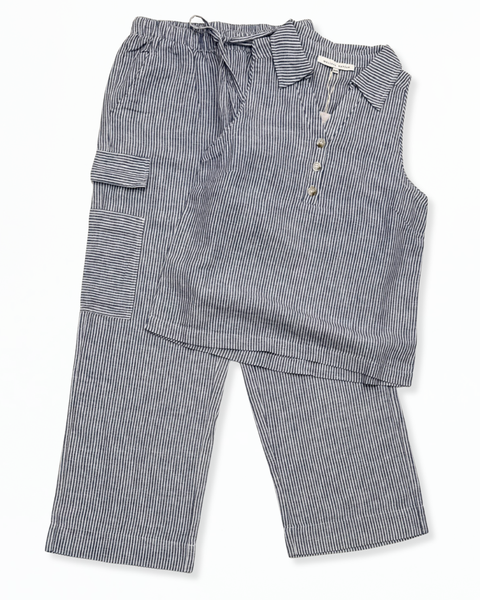 Finn Navy Stripe Pant