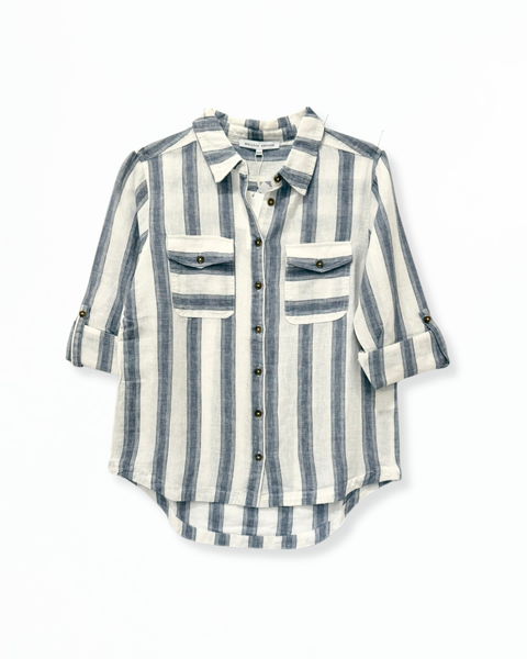 Mila - Denim Blue Stripe