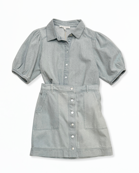Azeli Blouse / Super Bleached