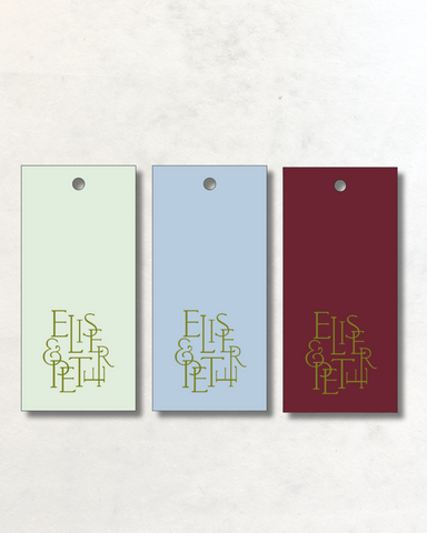 Engraved Gift Tags - Elise & Peter Design