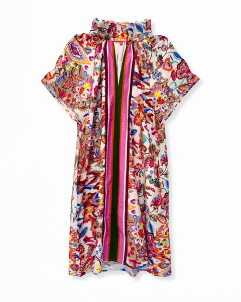 Short Sleeve Floral Dress