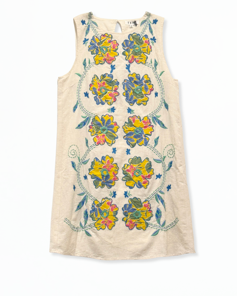 Sleeveless Floral Dress