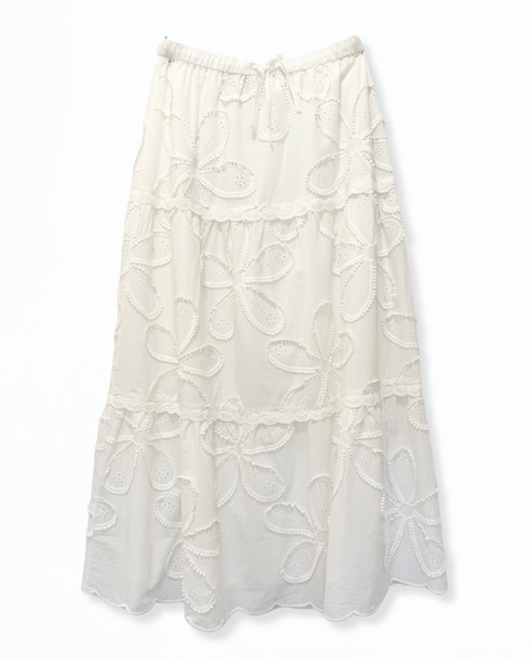 Flori - Off-White Skirt