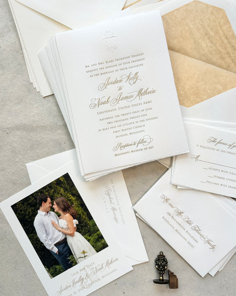 Jordan and Noah - Wedding Invitations