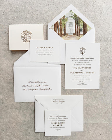 Ivy and Tolar - Wedding Invitations