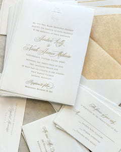 Jordan and Noah - Wedding Invitations