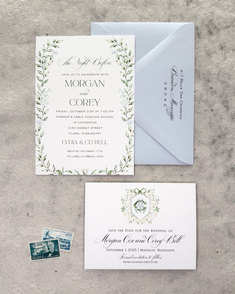 Bell Rehearsal Dinner Invitations
