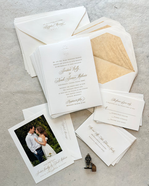 Jordan and Noah - Wedding Invitations