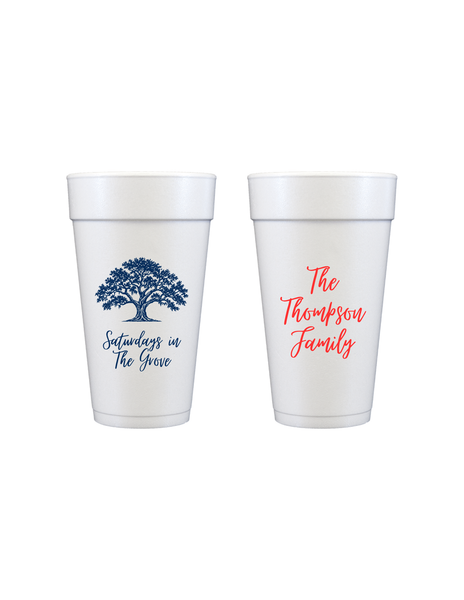 Custom Game Day Foam Cups