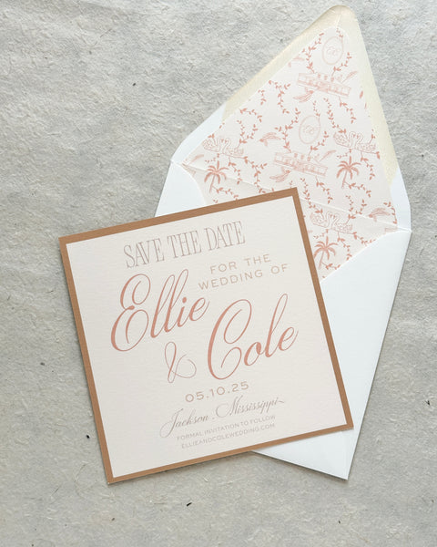 Ellie and Cole Save the Dates