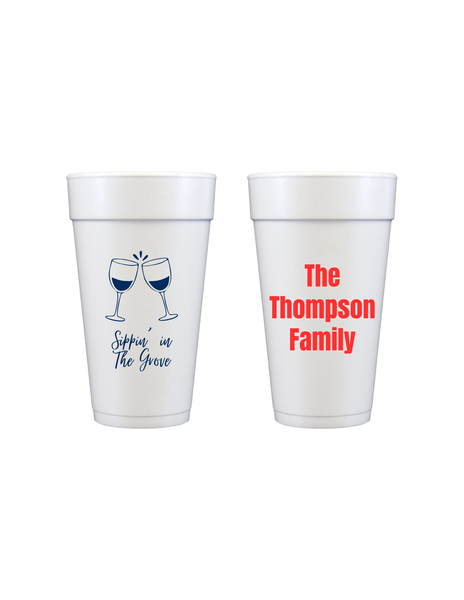 Custom Game Day Foam Cups
