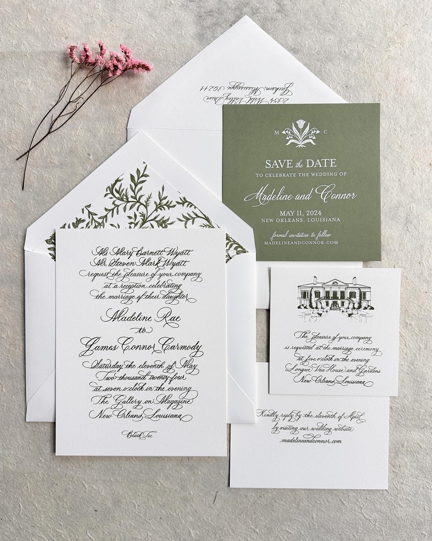 Madeline and Connor - Wedding Invitations