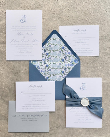 Megan and Jackson - Wedding Invitations